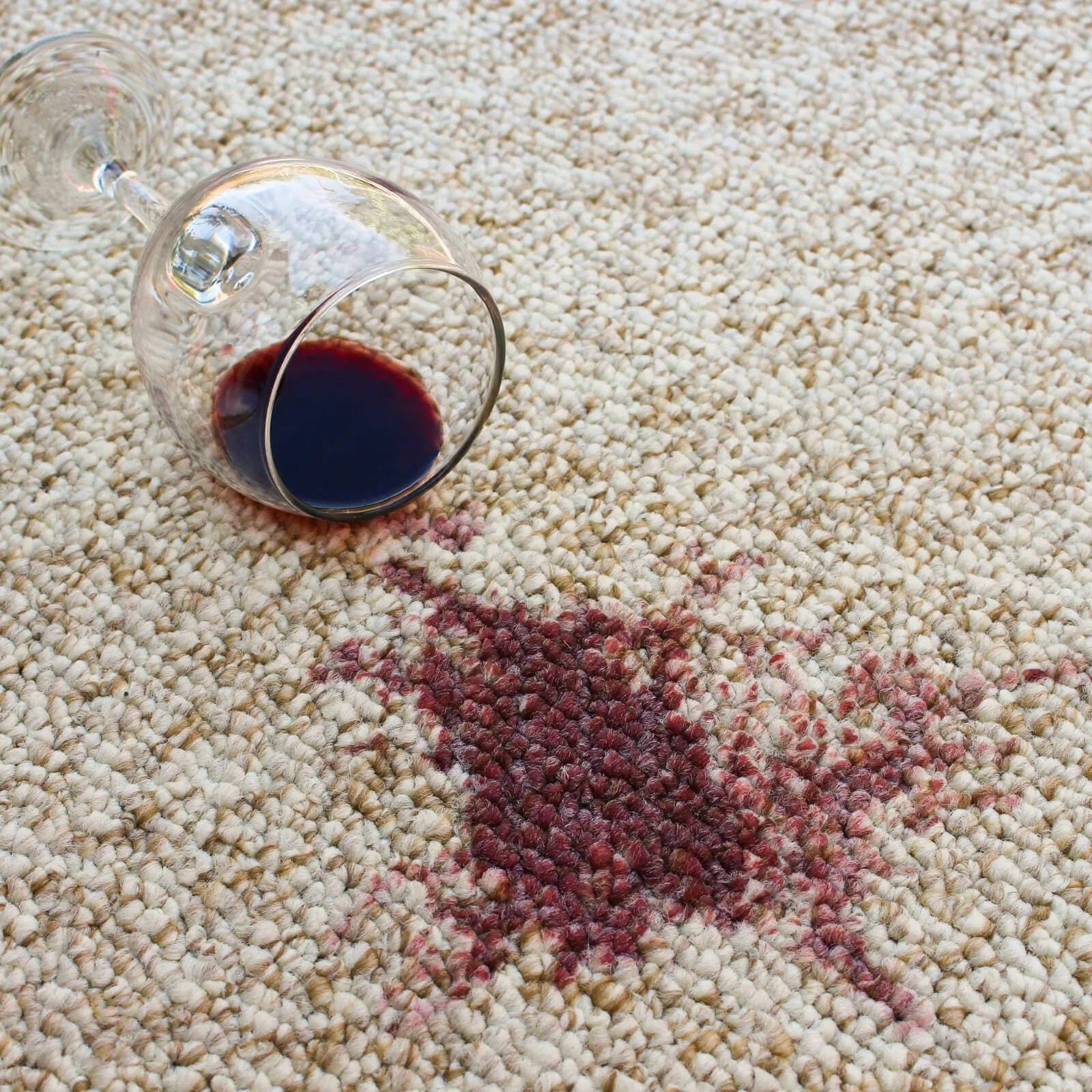 Carpet wine stain | Flooring Concepts